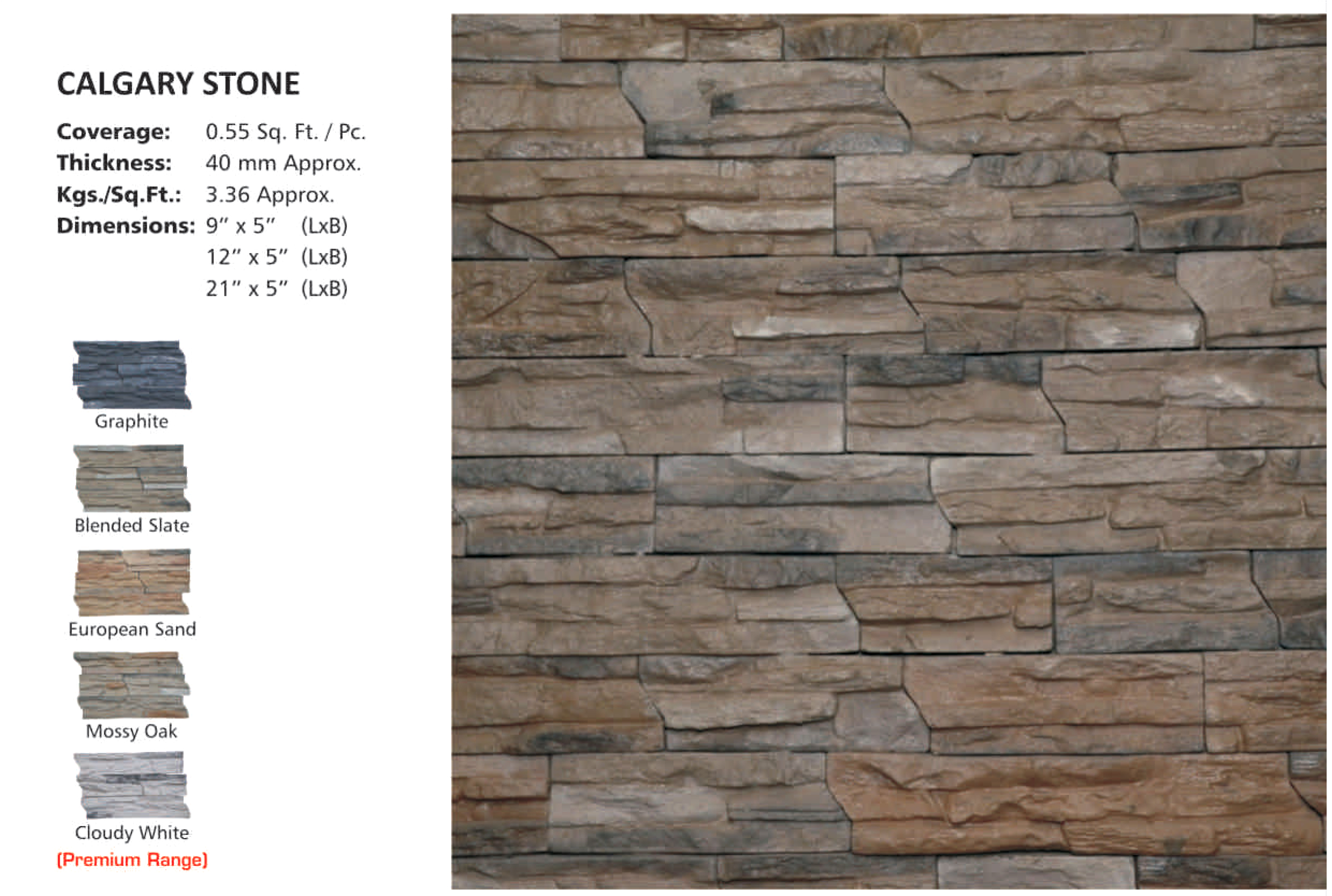 Flex Stone 4 - Wall Tiles